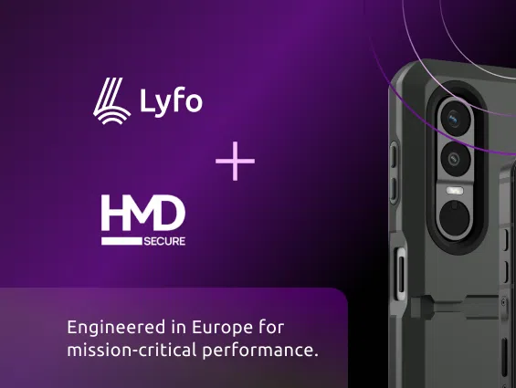 Lyfo and HMD Secure partner for mission critical mobility